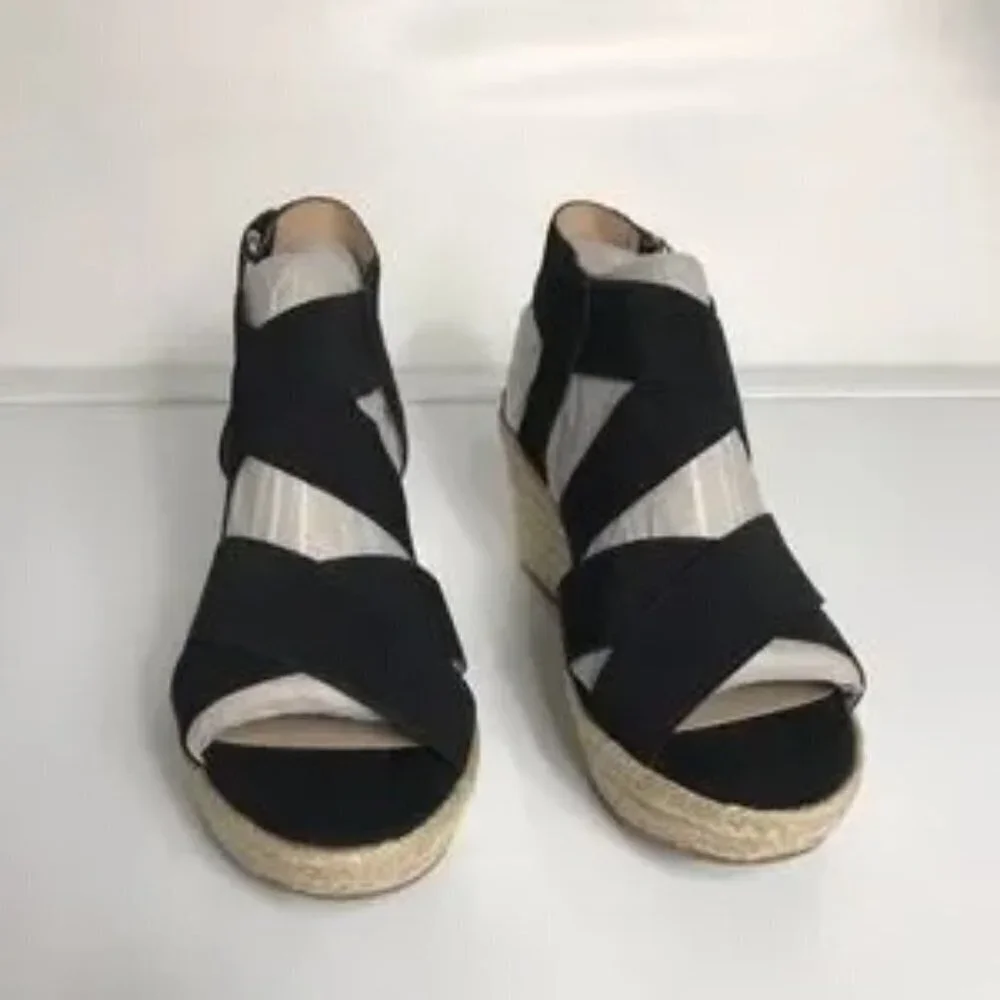 Isaac Mizrahi Crisscross Strap Wedge Espadrilles